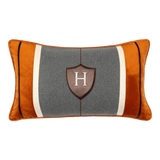 Terra Heritage Velvet Pillow H Crest 30x50