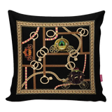Vỏ Gối Nhung Braided Leather 45.-VỎ GỐI-Đối tác tại Trung Quốc theo từng đơn đặt hàng-CẬU HAI HOME DECOR