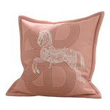 Vỏ Gối Sofa Nhung Randall Cheval - Light Pink 50x50