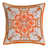 Vỏ Gối Nhung Cao Cấp Eperon D'Or 45. - Orange-VỎ GỐI-Đối tác tại Trung Quốc theo từng đơn đặt hàng-CẬU HAI HOME DECOR