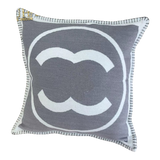 Les Cussins D’Élégance - Vỏ Gối Tweed Coco - Gray