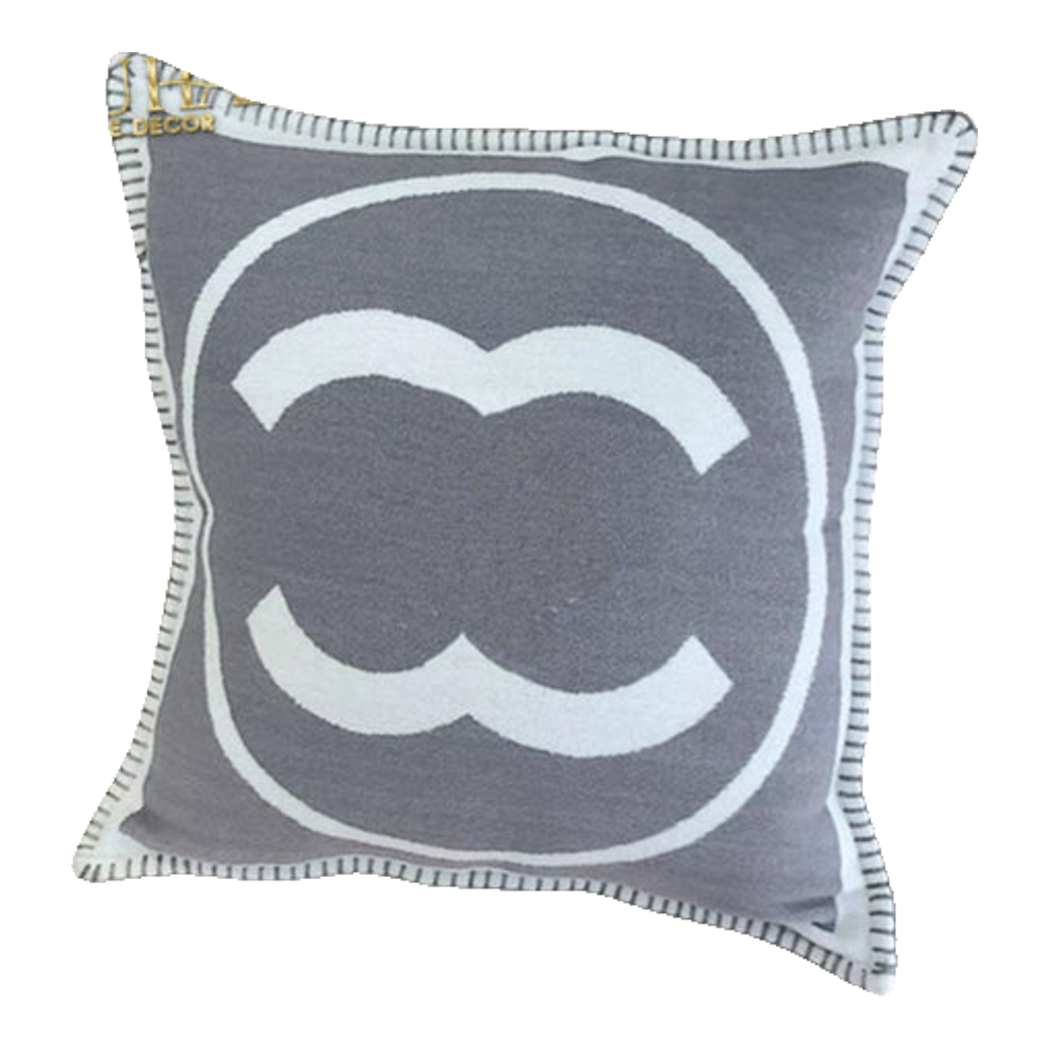 Les Cussins D’Élégance - Vỏ Gối Tweed Coco - Gray