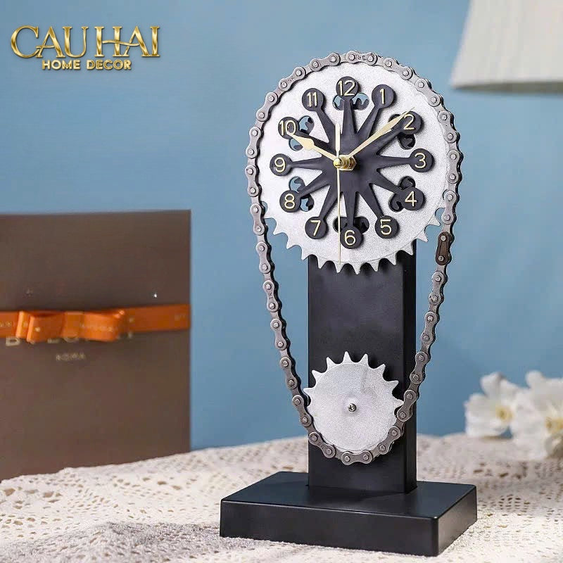 Đồng Hồ Cơ Khí Aerolift Balloon Clock Gear-CẬU HAI HOME DECOR