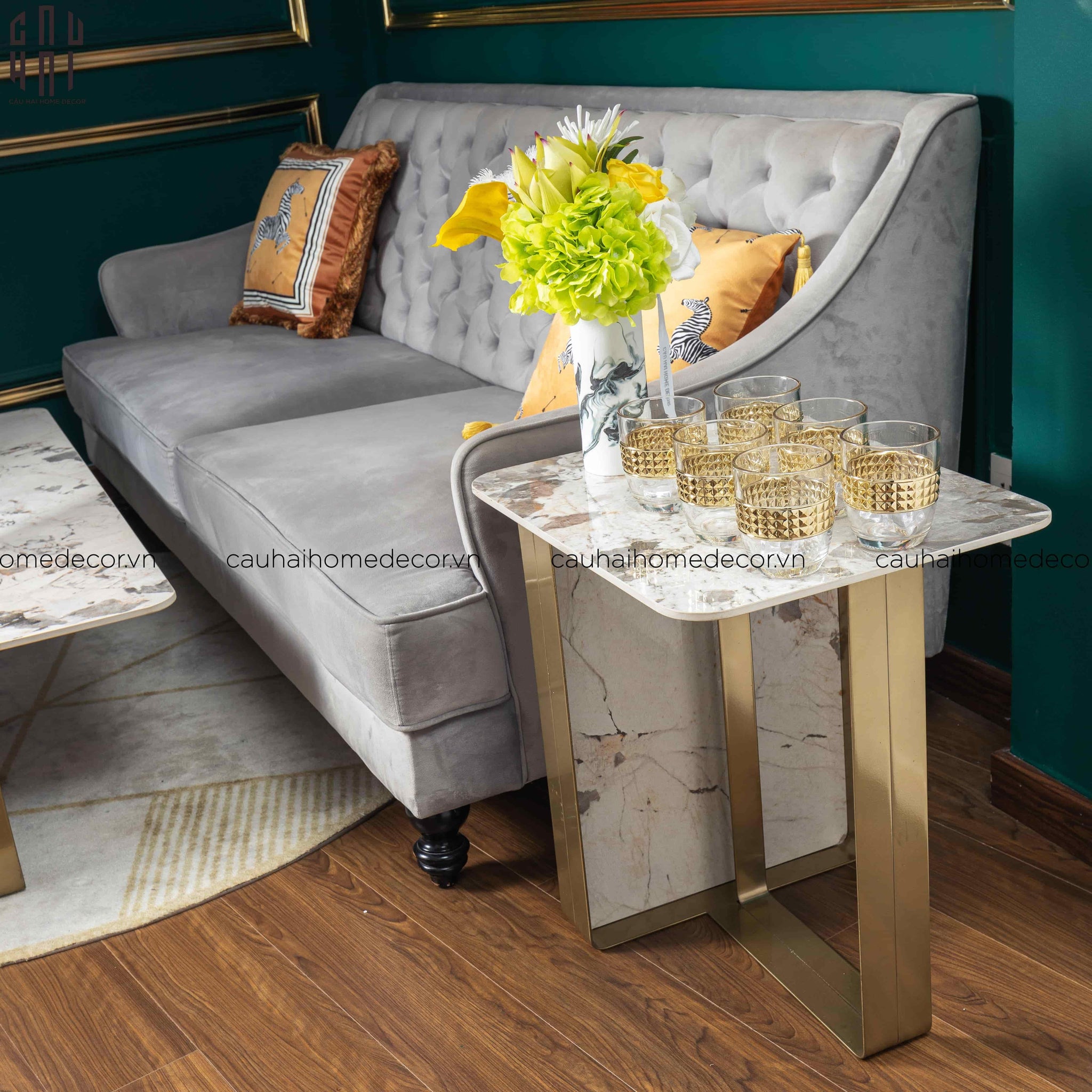 BÀN COFFEE HILTON SIZE M SS25-CẬU HAI HOME DECOR