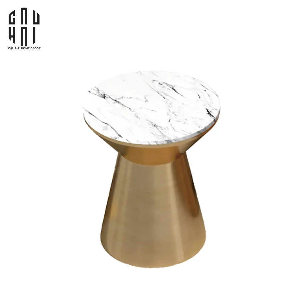 BÀN SOFA CAO CẤP FREDERICK - FREDERICK MARBLE SIDE TABLE SS22-CẬU HAI HOME DECOR
