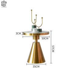 Bàn Sofa Cao Cấp Richard - Richard Side Table 50x57-CẬU HAI HOME DECOR