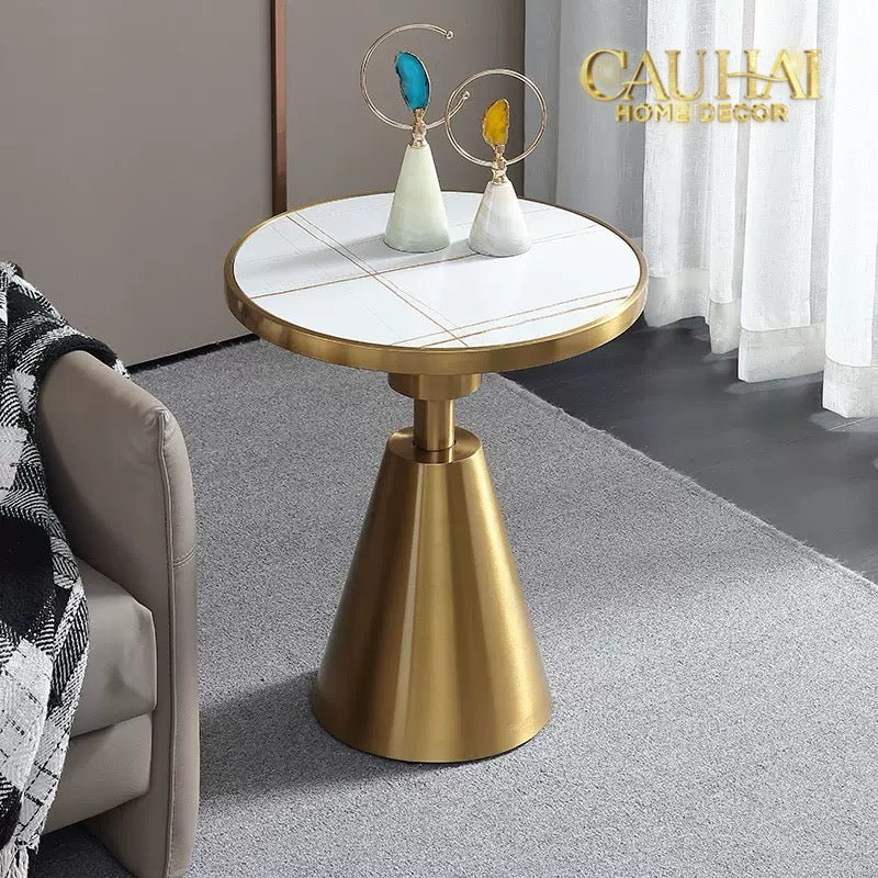 Bàn Sofa Cao Cấp Richard - Richard Side Table 50x57-CẬU HAI HOME DECOR