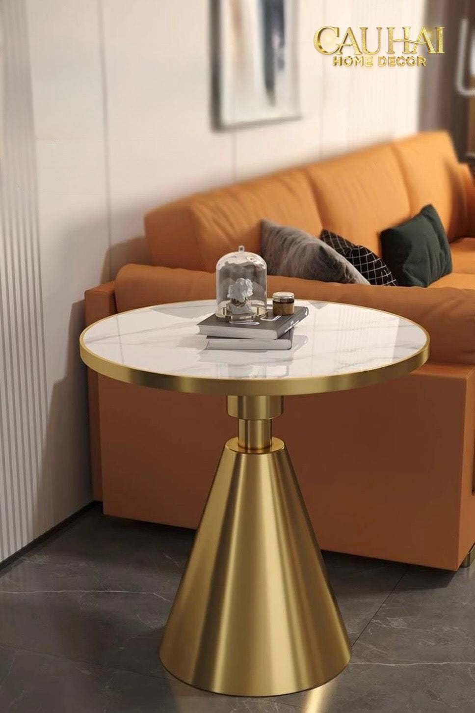 Bàn Sofa Cao Cấp Richard - Richard Side Table 50x57-CẬU HAI HOME DECOR