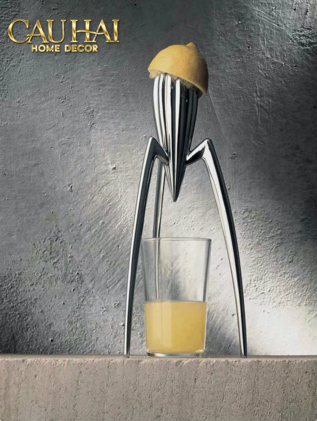 ELYSIAN FW25 - TƯỢNG KITCHENWARE SPIDER CITRON CHROME H29-CẬU HAI HOME DECOR