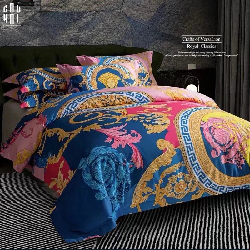 BEDDING SET VERS. MULTICOLOUR 6 PCS-CẬU HAI HOME DECOR