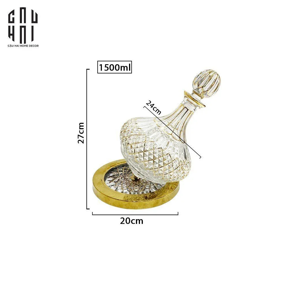 BÌNH DECANTER GLORIOUS OXFORD 1L5-CẬU HAI HOME DECOR
