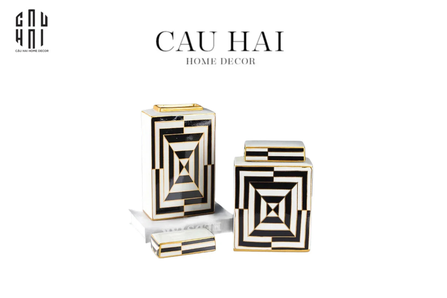 Bình Hoa Carré D’Art - CẬU HAI HOME DECOR