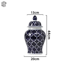 Bình Hoa Ceramic Blue Mystery-CẬU HAI HOME DECOR