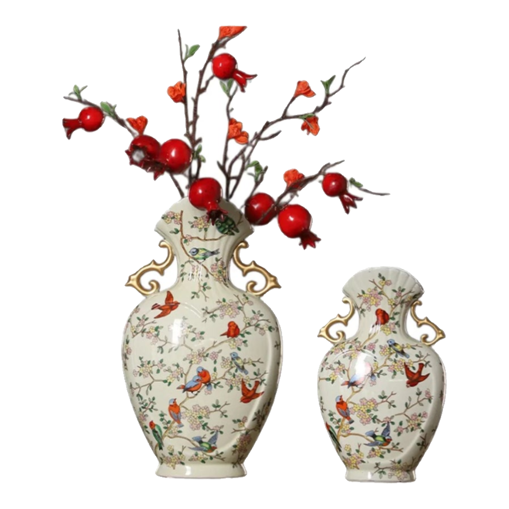 Bình Hoa Cổ Phong Jardin Oriental Duo H30/H40