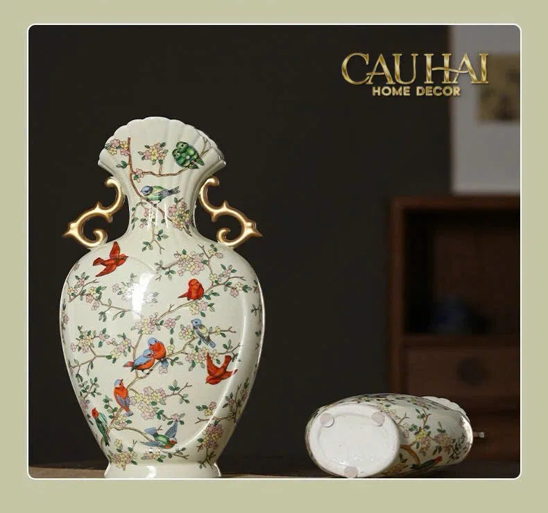 Bình Hoa Cổ Phong Jardin Oriental Duo H30/H40-CẬU HAI HOME DECOR