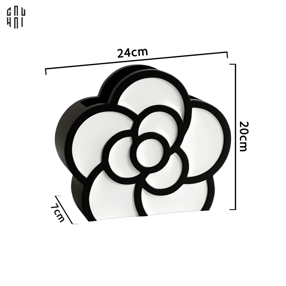 Bình Hoa Coco Camélia H20x24x7-CẬU HAI HOME DECOR