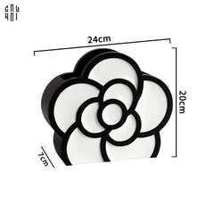 Bình Hoa Coco Camélia H20x24x7-CẬU HAI HOME DECOR