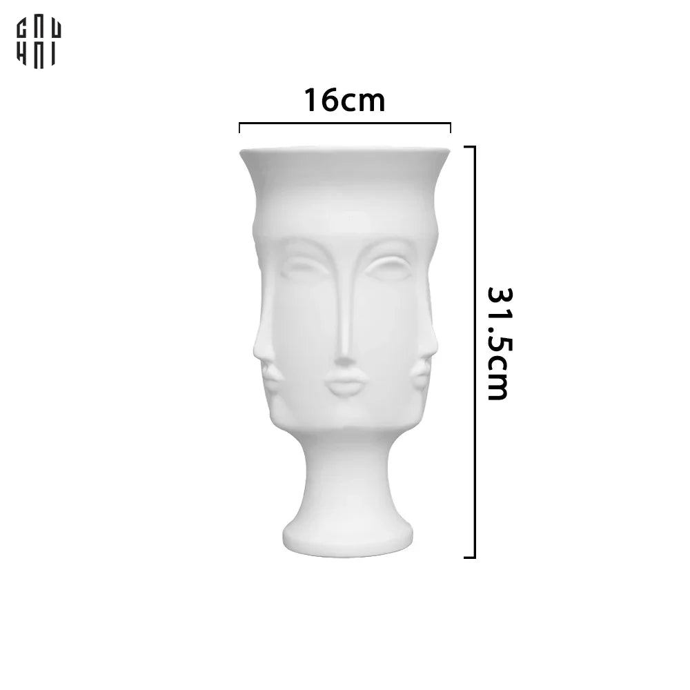 Bình Hoa Composite Tượng Muse - Adler Inspired 16x31.5-CẬU HAI HOME DECOR