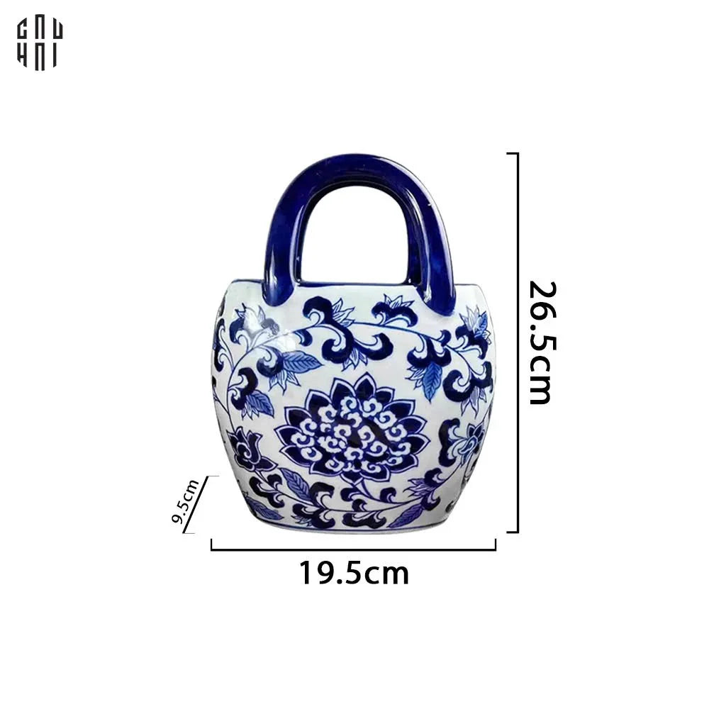 Bình Hoa Curved Indochine Bloom Basket-CẬU HAI HOME DECOR