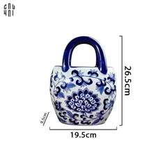 Bình Hoa Curved Indochine Bloom Basket-CẬU HAI HOME DECOR