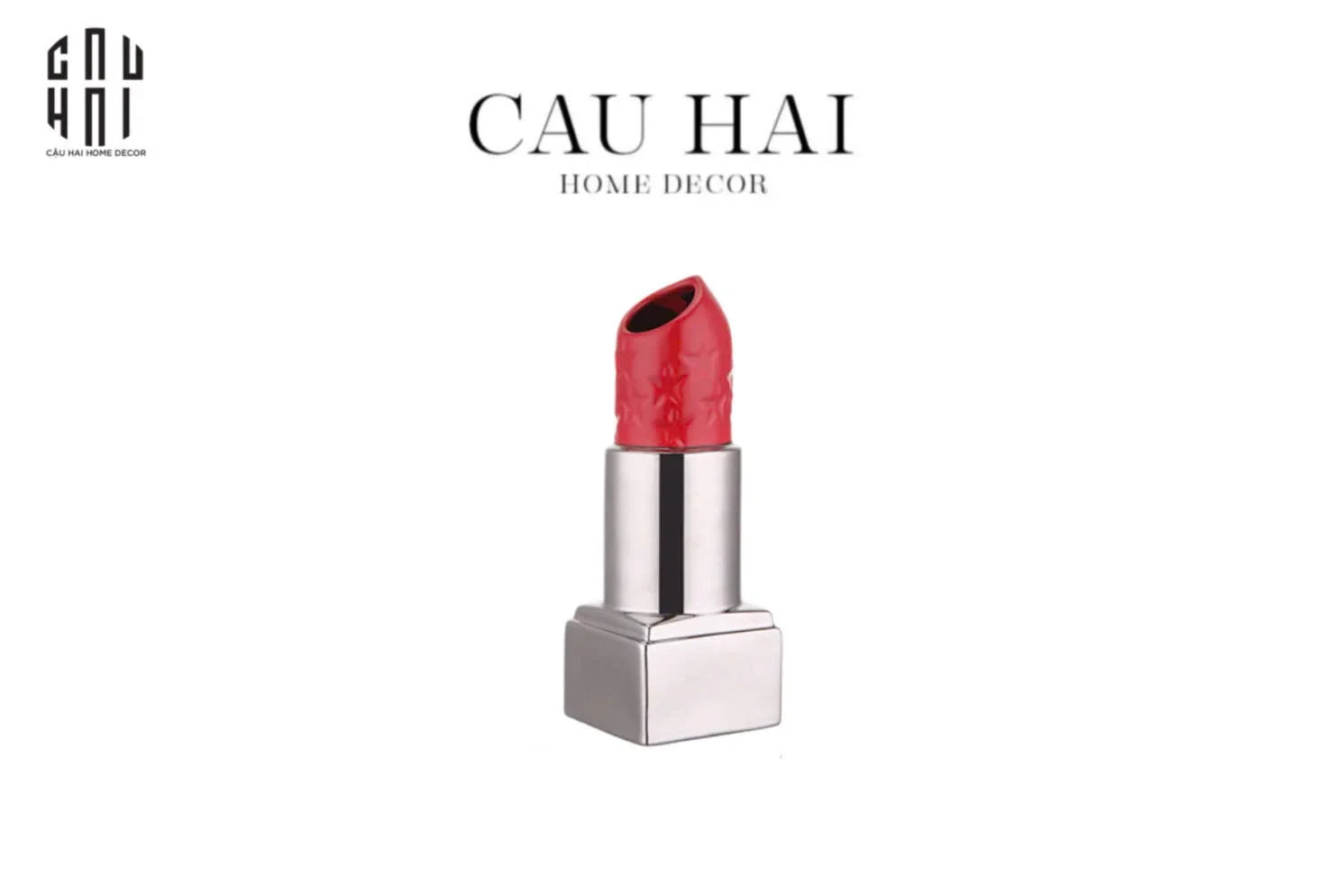 Bình Hoa D.O Platinum Rouge Matte S26-CẬU HAI HOME DECOR
