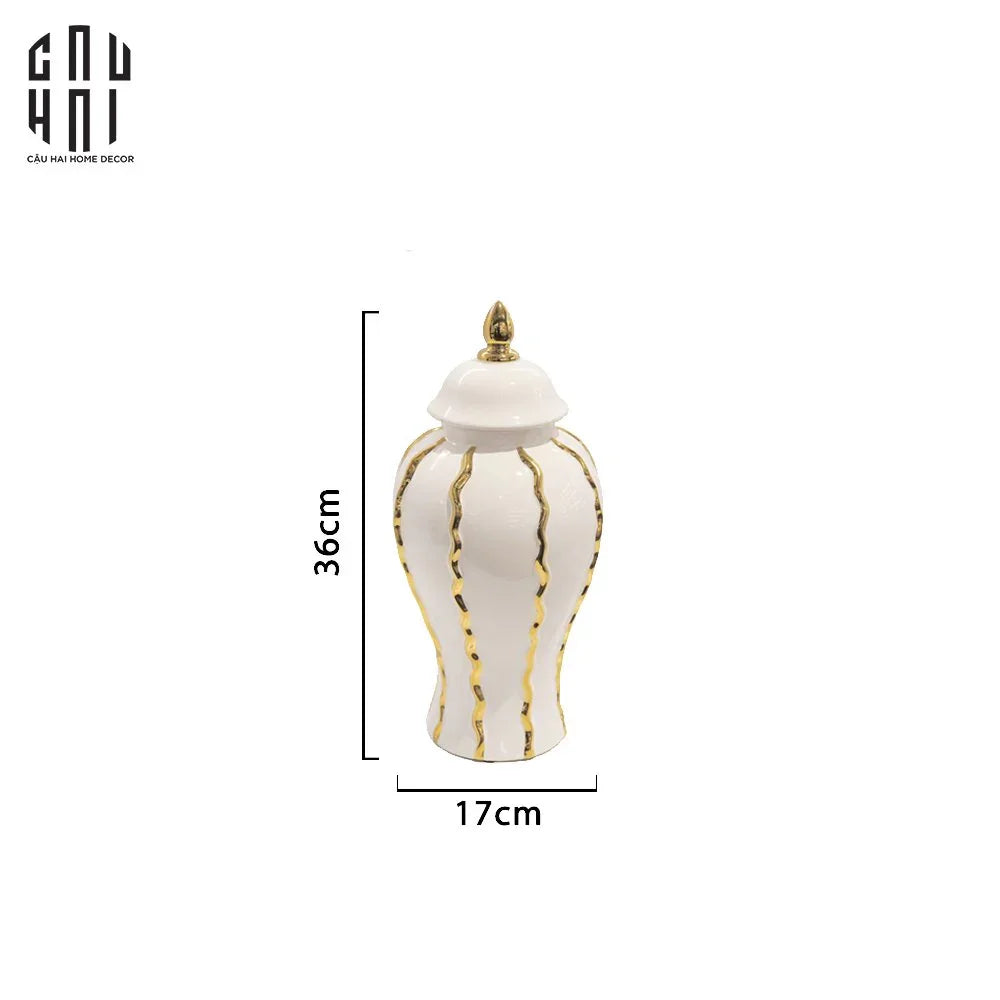 BÌNH HOA FLYNN S36-CẬU HAI HOME DECOR