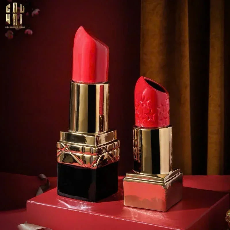 Bình Hoa Gold D.O Rouge Matte S36-CẬU HAI HOME DECOR