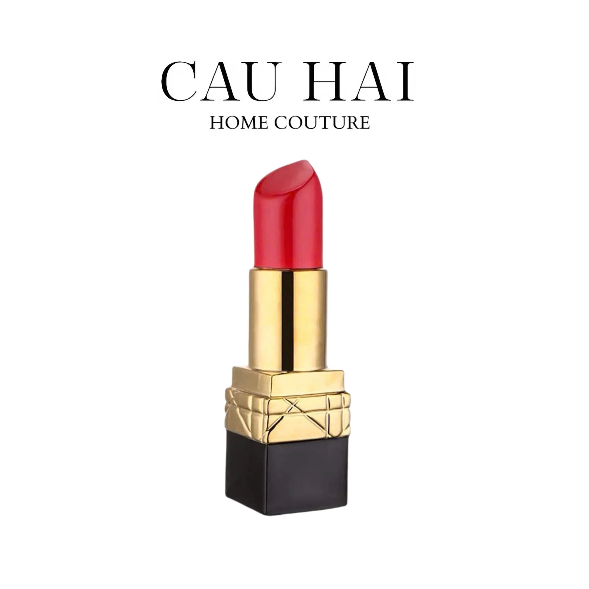 BÌNH HOA GOLD D.O ROUGE MATTE S36-CẬU HAI HOME DECOR
