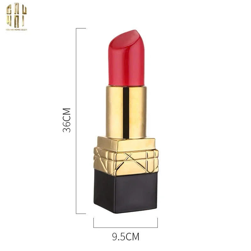 BÌNH HOA GOLD D.O ROUGE MATTE S36-CẬU HAI HOME DECOR