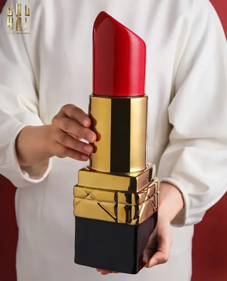 BÌNH HOA GOLD D.O ROUGE MATTE S36-CẬU HAI HOME DECOR