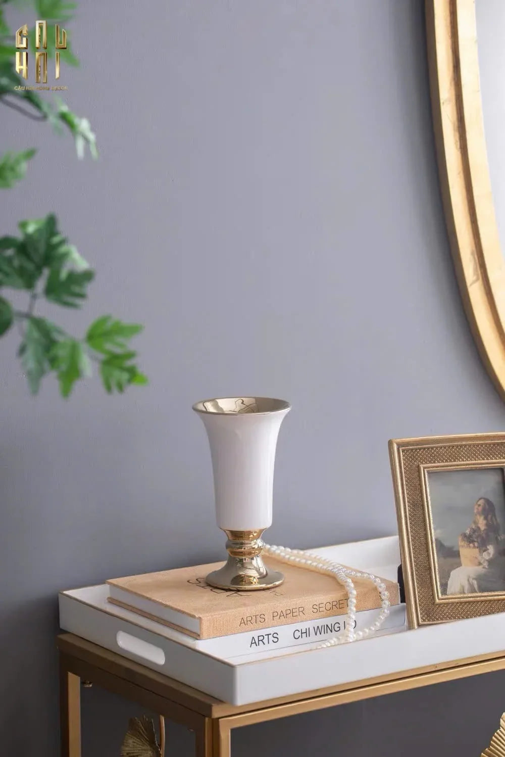 BÌNH HOA GỐM SỨ CẨM THẠCH VENICE SIZE 20-CẬU HAI HOME DECOR