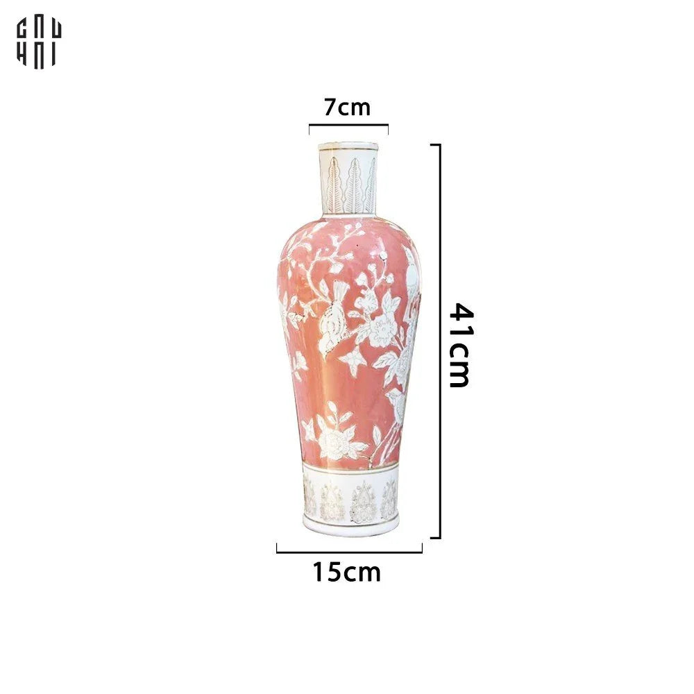 BÌNH HOA HỒNG XUÂN-CẬU HAI HOME DECOR