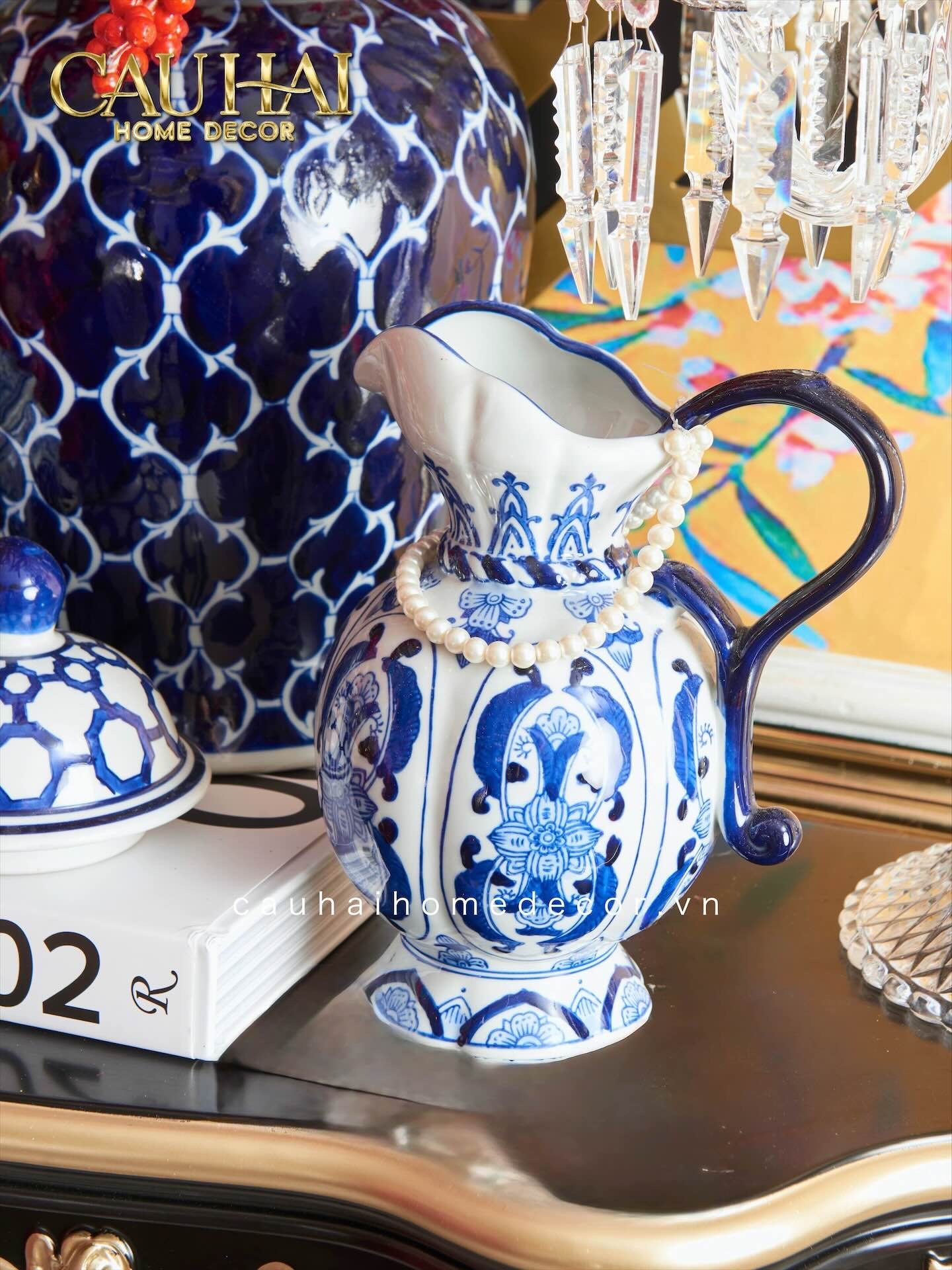 Bình Hoa Indochine Thanh Hoa-CẬU HAI HOME DECOR