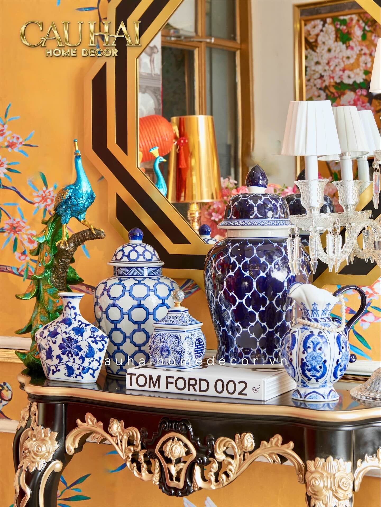 Bình Hoa Indochine Thanh Hoa-CẬU HAI HOME DECOR