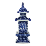 Bình Hoa Indochine Thanh Hoa Các Indigo Porcelain Vases 7.5x21