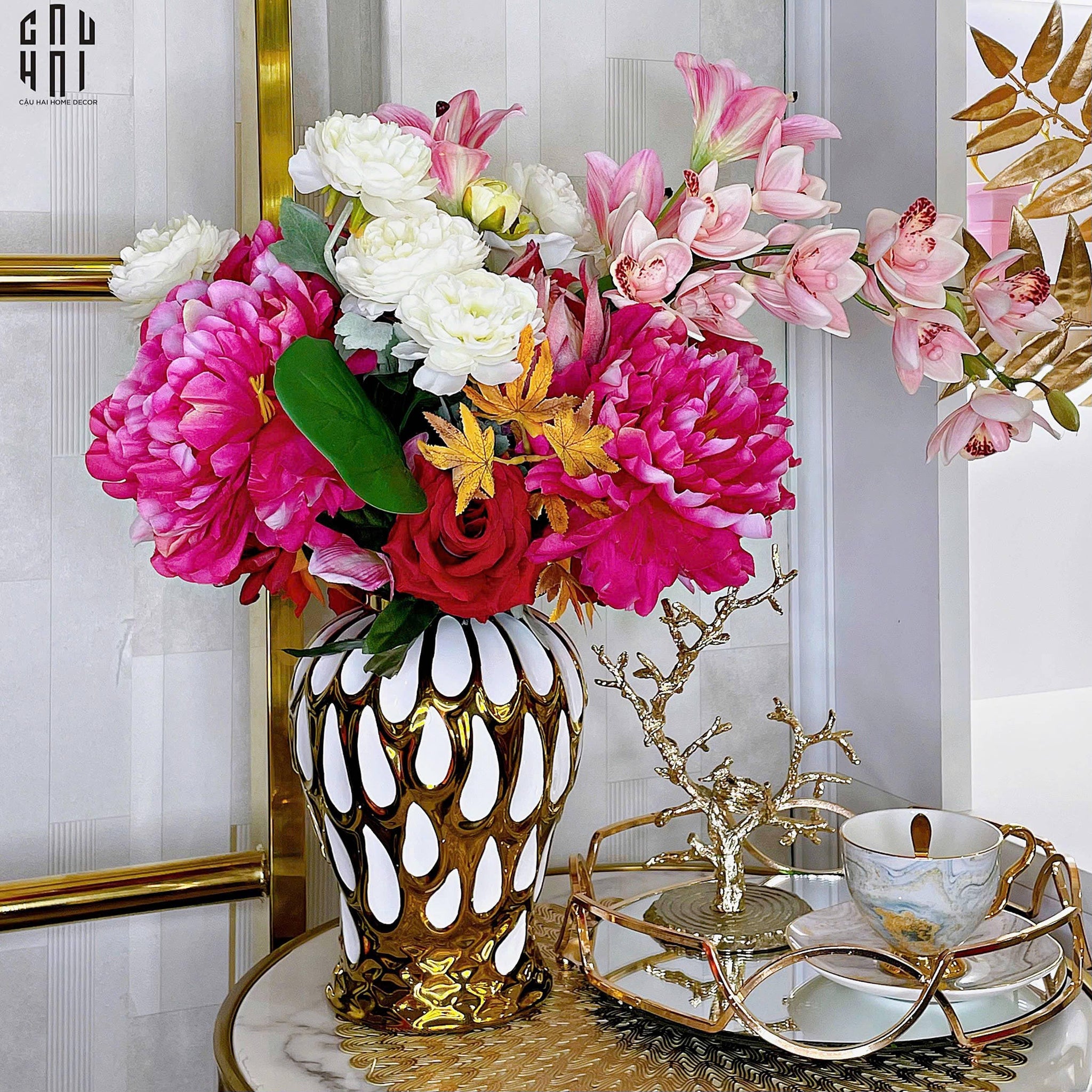 BÌNH HOA LORIUS S30-CẬU HAI HOME DECOR