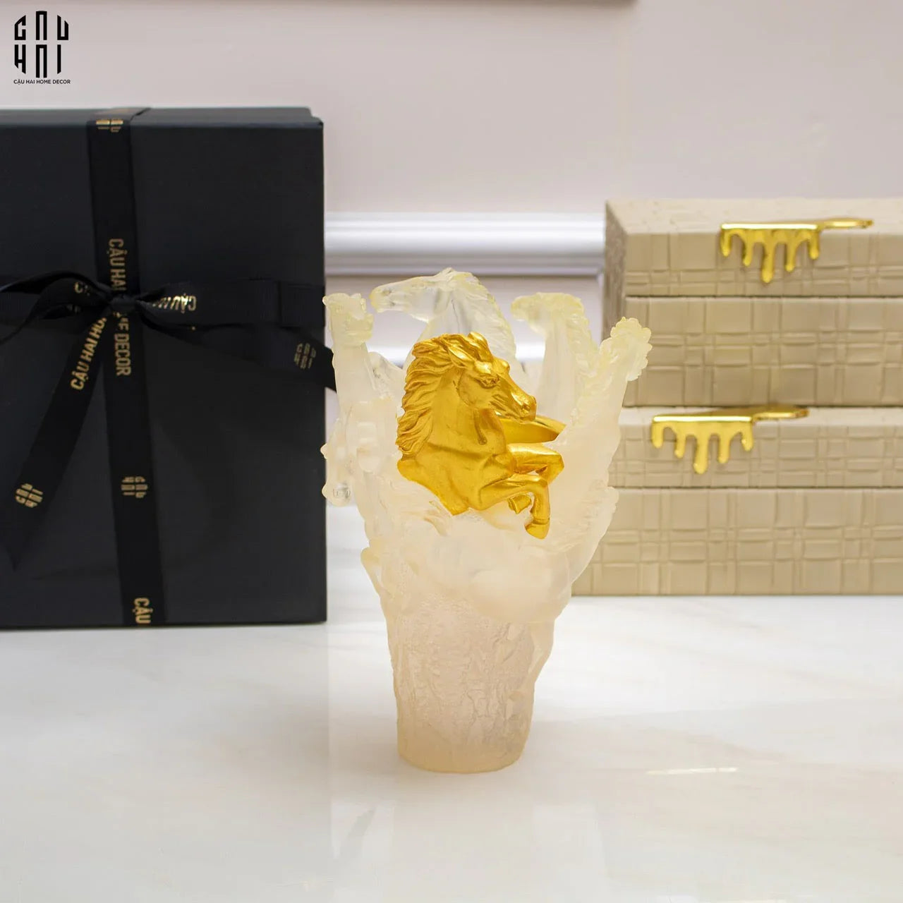 Bình Hoa Lưu Ly The Divinity Pegasus - CẬU HAI HOME DECOR