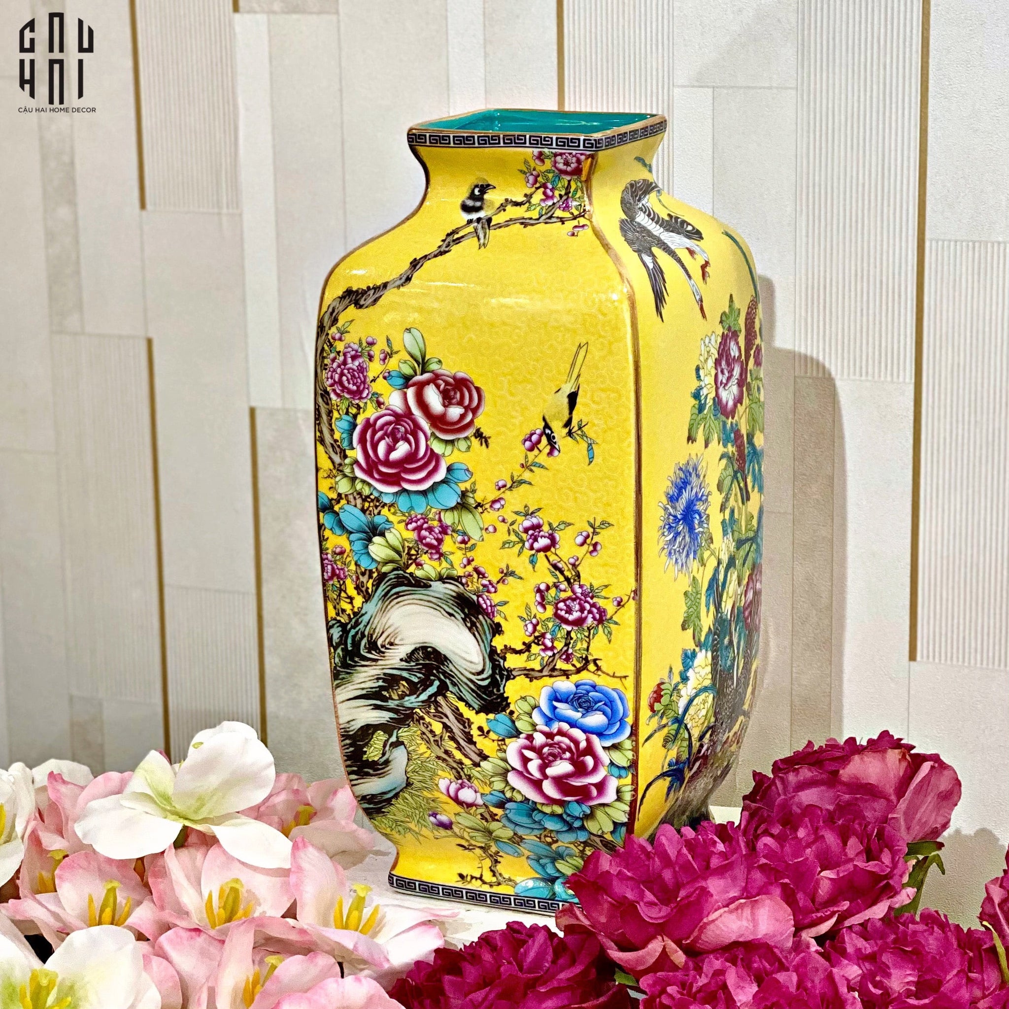 BÌNH HOA MẪU ĐƠN-CẬU HAI HOME DECOR