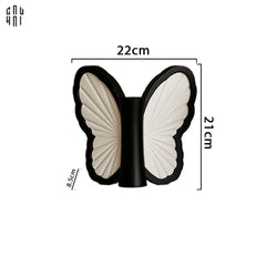 Bình Hoa Papillon - Blanc Et Noir Ss25-CẬU HAI HOME DECOR