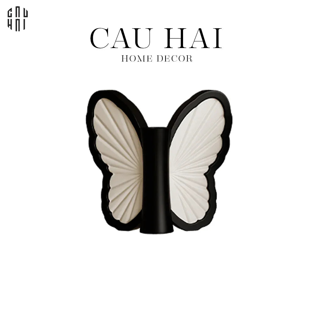 BÌNH HOA PAPILLON - BLANC ET NOIR SS25-CẬU HAI HOME DECOR