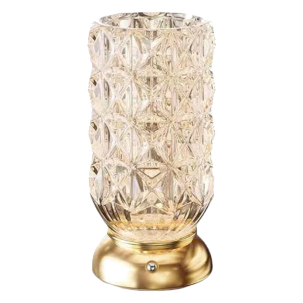 Bình Hoa Pha Lê Đèn LED Lumière Crystal Champagne H20 - Cậu Hai Home Decor