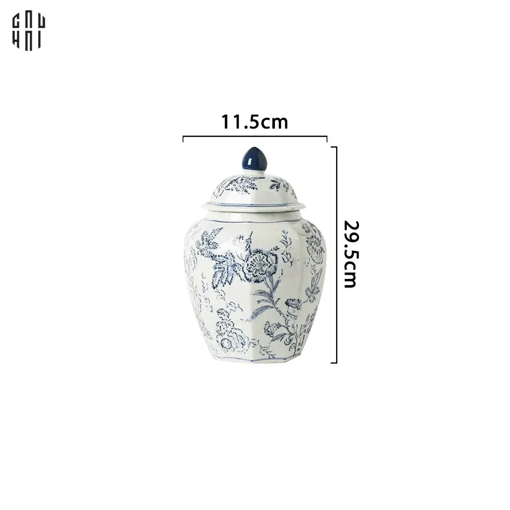BÌNH HOA SỨ TRÁNG MEN INDOCHINE FLORA-CẬU HAI HOME DECOR