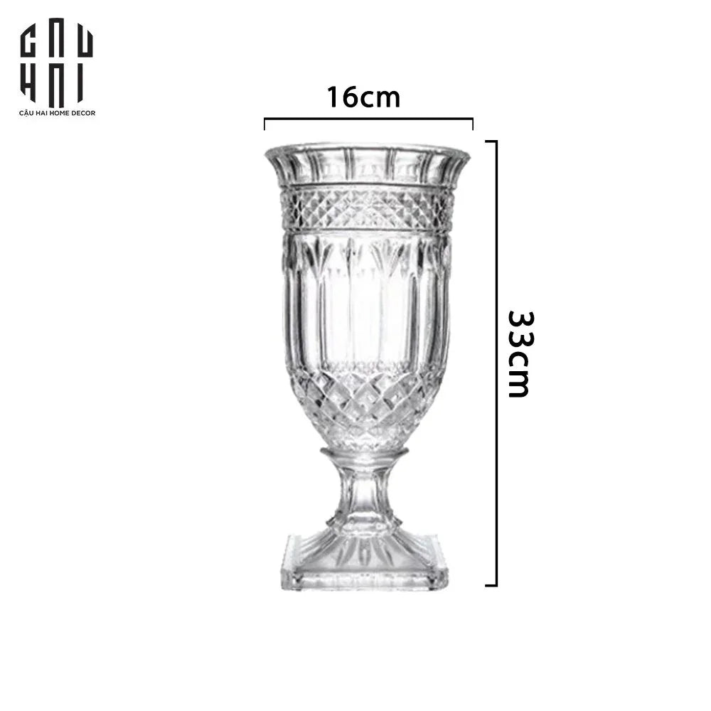 Bình Hoa Thuỷ Tinh Critalleries Saint Dupont H33-CẬU HAI HOME DECOR