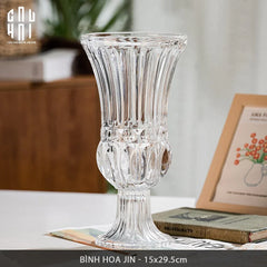 Bình Hoa Thuỷ Tinh Critalleries Saint Paul H30-CẬU HAI HOME DECOR