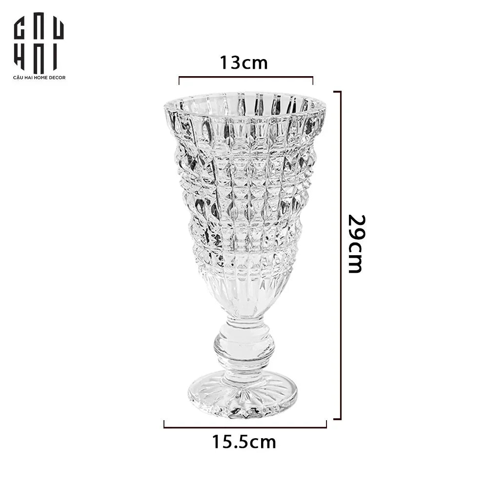 BÌNH HOA THUỶ TINH CRYSTAL LULLABY-CẬU HAI HOME DECOR