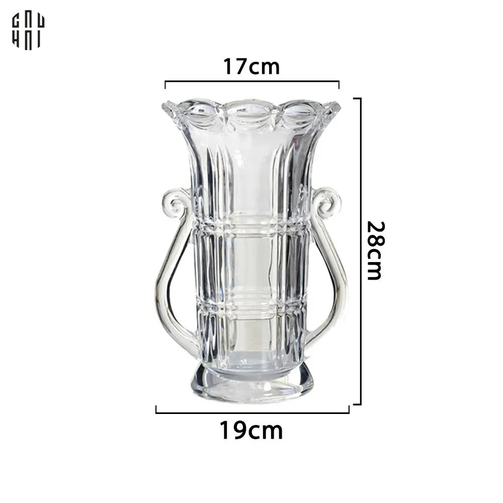 Bình Hoa Thuỷ Tinh Đàn Hạc Cristalleries La Harpe Silhouette H28-CẬU HAI HOME DECOR