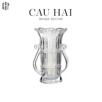 Bình Hoa Thuỷ Tinh Đàn Hạc Cristalleries La Harpe Silhouette H28-CẬU HAI HOME DECOR