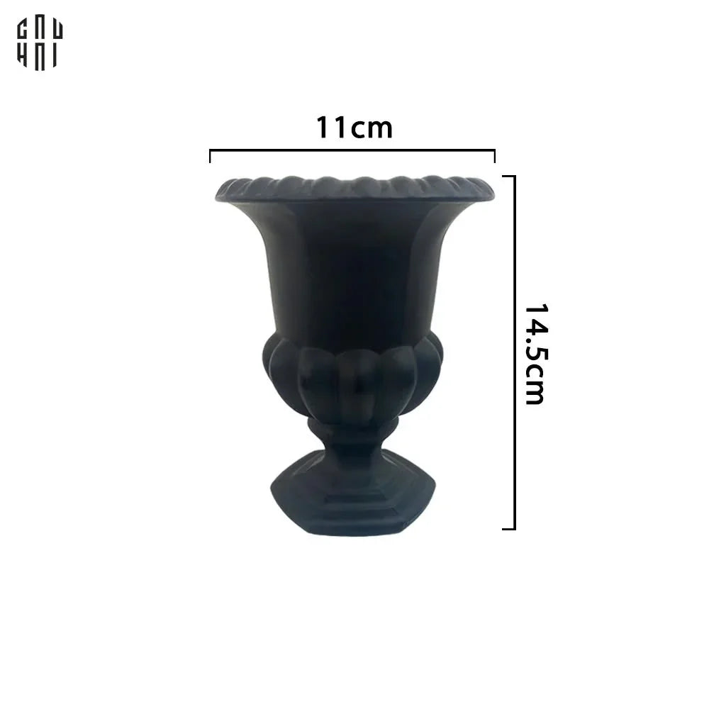 BÌNH HOA THUỶ TINH MINI KRISTINA - BLACK-CẬU HAI HOME DECOR