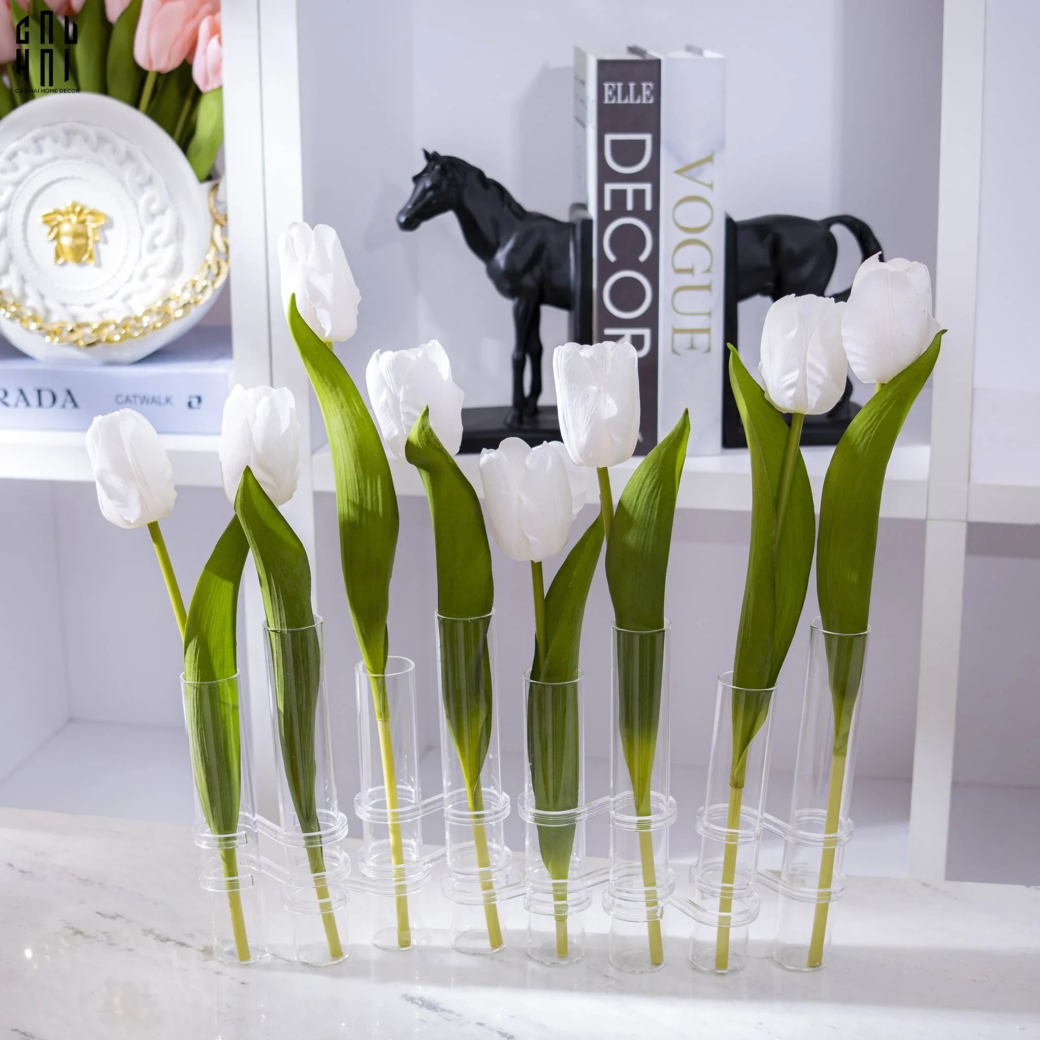 BÌNH HOA THUỶ TINH TRANG TRÍ CHEMISTRY-CẬU HAI HOME DECOR