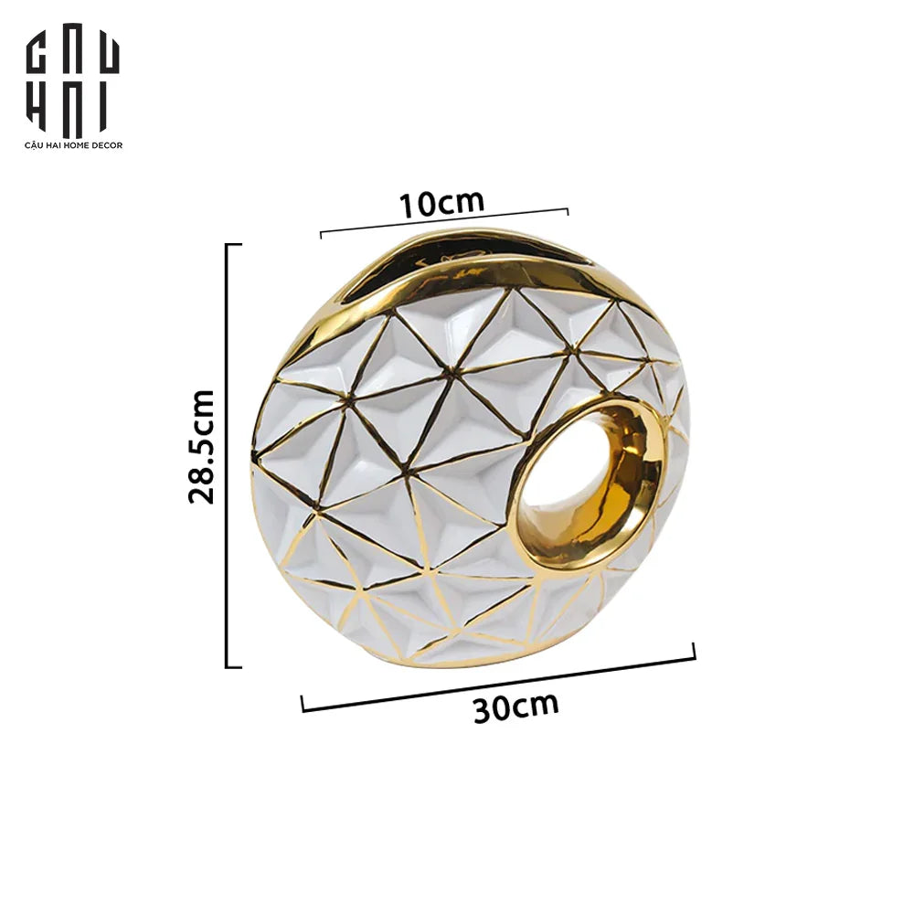 BÌNH HOA TRINITY S30-CẬU HAI HOME DECOR